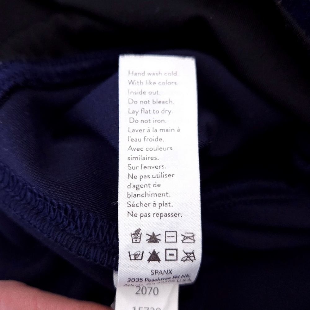 SPANX Velvet Luxe Leggings Lapis Night Blue MEDIUM - Picture 8 of 9